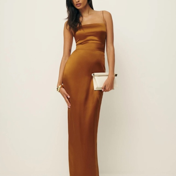 Reformation Frankie Silk Dress - Picture 6 of 9